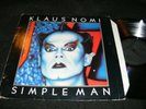 KLAUS NOMI Simple Man MADE IN ENGLAND LP New Wave ART ROCK RCA 1982 Classic