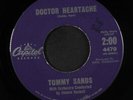 TOMMY SANDS: Doctor Heartache / On And On 45 (great popcorn ) Oldies