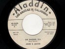 ROCKABILLY-JOHN AND JACKIE-THE RAGING SEA/LITTLE GIRL-ALADDIN 3425