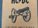 AC/DC For those about to Rock - 1981 Albert Productions LP