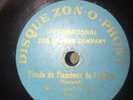 LIGHT BLUE ZONOPHONE Mr coquelin ainé 7'' Disque Paris 11902 - 78 rpm record