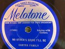 Melotone 7-08-69 CARTER FAMILY Clinch Montain Home 78 rpm Country 1935 E+