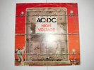 VINYLE  DISQUE ALBUM 33 T ACDC HIGH VOLTAGE ORIGINAL HARD ROCK