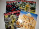 VINYLE 33T 4 ALBUM IRON MAIDEN POWERSLAVE  KILLERS  THE NUMBER OF THE BEAST
