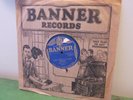 IRISH FIDDLE 78 BANNER 7023 HARRY DONNELLY/JIM McGRATH'S ORCH Original Sleeve E-