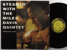 MILES DAVIS QUINTET Steamin' With The Miles Davis Quintet PRESTIGE LP mono
