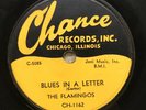 Flamingos - Blues In A Letter / Jump Children- Chance 1162 - Vocal Group 78rpm