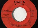 HI-LITES You Did That to Me / One by One Omen Doo Wop R&B Soul 45 HEAR