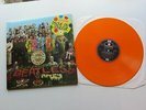 THE BEATLES  SGT PEPPERS 1978 FRENCH  ORANGE  VINYL  PRESSING  DC1  &  INSERT EX