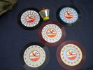 5 RED RAVEN RECORDS w/ MAGIC MIRROR Old McDonald FROSTY SNOWMAN Rudolph Reindeer
