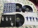 THE BEATLES. WITH THE BEATLES+A HARD DAY'S NIGHT+HELP.  3 ORIG UK PARLOPHONE LPs