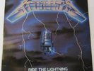 METALLICA Ride The Lightning 1st Pressing 1984 Vinyl LP MRI-769 Megaforce Lyrics