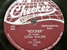 Little Walter and His Jukes. Rocker b/w Oh Baby 1954 Checker Records 78 rpm. VG