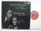 ASD 389 2nd label red semi circle Menuhins play Beethoven violin sonatas