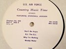 RADIO SHOW: USAF COUNTRY TIME 423 STONEWALL JACKSON & 424 JIM ED BROWN IN STUDIO