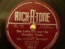 Rich-R-Tone 1055 Stanley Brothers RARE Bluegrass 78 RPM Record V+ Dreadful Snake