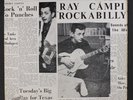 RAY CAMPI: Rockabilly LP ('70's red label, sm toc, sm tear & tape at opening, m