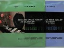 ERATO LDE 3169-70 / BACH / REINHOLD BARCHET ROBERT VEYRON LACROIX / UNPLAYED LPs
