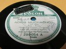 LOUIS ARMSTRONG ODEON 78 RPM RECORD 299054 ADIOS MUCHACHOS