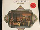 Cream - Live Cream Volume II; White Label DJ promo mono