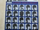 THE BEATLES A Hard Day's Night UK mono vinyl LP Yellow & black Parlophone NM