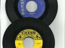 45 RPM Record - Chuck Berry - Johnny B Goode and Maybellene - two records.