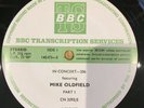 MIKE OLDFIELD-BBC transcription disc-In Concert no 206+207