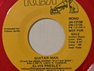 Elvis Presley Guitar Man Mono/Stereo Promo 1980 45 RPM Colored Vinyl picture sl