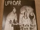 Uproar And the lord said let there be... Original punk vinyl album