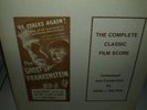 THE GHOST OF FRANKENSTEIN - HANS J SALTER vinyl horror film soundtrack album
