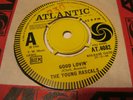 THE YOUNG RASCALS  GOOD LOVIN / MUSTANG SALLY  RARE DEMO 7in ATLANTIC REC'S 1966