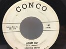 Rocking Capris - Money / Lights Out 45 - Conco - Tested VG+ Vinyl - Surf Rock