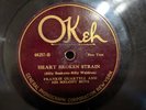 Frankie Quartell Okeh 40527 Heart Broken Strain New Orleans Chicago Jazz 78 V
