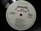 Metallica Ride The Lightning LP White Label Promo No Jacket