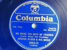 GEORGE OLSEN We Were The Best Of Friends 78 Columbia A3950 1933 BLUE WAX