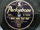 Baby - Lillie Delk Christian acc. by Louis Armstrong & Hot 4 - Parlophone R 2234