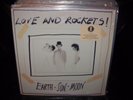 LOVE AND ROCKETS earth sun moon ( rock ) sticker