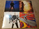 4 Joe Satriani Vinyl LP Records  Surfing Flying Extremist Metal Rock Happens 
