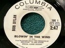 Bob Dylan - Blowin' in the Wind/Don't Think Twice... 45 Promo JZSP 75606/7 VG-