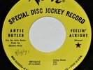 ARTIE BUTLER Feelin' Alright US PROMO Verve 45 RARE Jazz Funk 1971 DJ DEMO