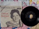 BRENDA LEE, 50s ROCK AND ROLL ROCKABILLY 45, PS, SWEET NOTHIN’S, DECCA LABEL