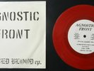 AGNOSTIC FRONT united blood ep official repress 1989 LAST WARNING colored vinyl
