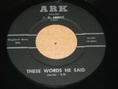 OHIO BLUEGRASS GOSPEL 45 - J. D. JARVIS - SPACE SHIP NO.2 - ARK LABEL
