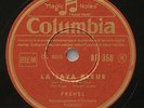 FREHEL la java bleue & ou sont mes amants Disque 78 tours Columbia BF 358