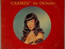 Original 1955 Bizet Carmen for Orchestra Vinyl LP Record Bettie Page Cover Art