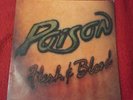 POISON - FLESH & BLOOD  LP AUSSIE PRESS 1990 - Motley Crue , Ratt  ,SKID ROW