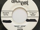 JUSTIN rare Right Now funk northern soul Down East 45 LISTEN