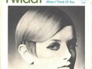 TWIGGY --PICTURE SLEEVE + 45--(WHEN I THINK OF YOU)--PS--PIC--SLV