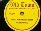 SOLATAIRES aka SOLITAIRES 78 PLEASE REMEMBER MY HEART Old Town VG++ / M—  RJ 592