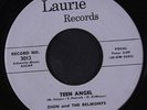 DION & BELMONTS: Teen Angel / I Wonder Why 45 (grey lbl) Vocal Groups
